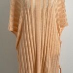 Cupshe  delicate peach swim cover up or lingerie cover up sweater.  One Size. Photo 0
