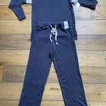 Flora Nikrooz Alexandra Long Sleeve PJ Set Dark Heather Gray Womens Size XS Photo 3