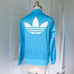 Adidas Firebird Superstar Track Jacket E16496 in Light Aqua/White Photo 3