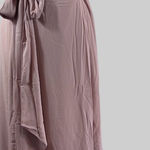 Show Me Your Mumu NWT  - Liz Maxi Dress Soft Beige Chiffon Mock Wrap Women Medium Photo 0