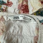 ZARA ‎ Sharon Floral Babydoll Dress M Ruffle Hem Loose Fit Mini Short Tiered Photo 9