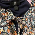 Iz Byer  Navy Floral Dress Photo 5
