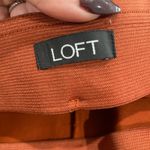 Loft Ann Taylor High Rise Burnt Orange Kick Crop Pants Size 6 Workwear Chic Photo 3