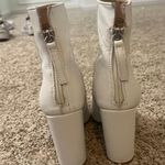 Steve Madden White Booties Photo 1