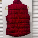 Maurice's Vintage  Red Puffer Quilted Vest Women's Small Medium Photo 9
