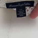 American Eagle AEO metallic pointelle crochet sweater dress size small Photo 5