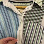 Anthropologie  Maeve Alix Henley Button Down Shirt Tunic Poplin Size XS Photo 6