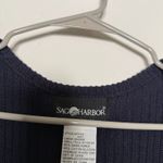 Gap Vintage Preppy Red and Blue Plaid Knitted Sweater Vest  Photo 3