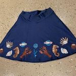 Her Pony The Label Under The Sea Beaded Mini Skirt Photo 9