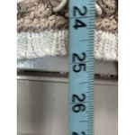 Cullinane Hand‎ Knit/Crochet Cream/Brown Floral Sweater Long Sleeve Size L Heavy Size L Photo 3