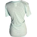 PINK - Victoria's Secret Pink by Victoria's Secret T-Shirt Women's XS Light Blue Striped Pocket Photo 4