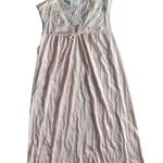 Vintage Jolie womens medium pink Two piece sleep pajamas neglige robe Photo 3