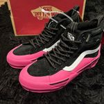 Vans  sk8-hi top MTE black pink waterproof insulated lace up shoes sneakers sz 8 Photo 7