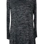 Soma Tunic Relaxed Fit Scoop Neck Asymmetrical Hem Black Grey Women’s Size Small Photo 0