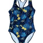 Nicole Miller NEW One Piece Swimsuit Tropica Floral Print Size Medium Photo 1