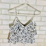 Topshop  Floral Print Cold Shoulder Blouse Photo 6