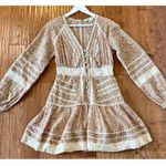 Veronica Beard Addilyn floral puff sleeve lace trim dress 6 Photo 11