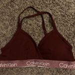 Calvin Klein Burgundy  Racerback  Bra Photo 0