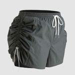 Cider  DRAWSTRING PARACHUTE SHORTS GRAY SMALL Photo 1
