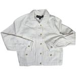 J.Crew Short Barn Jacket in cotton twill White CI108 XS NWT Photo 10