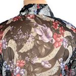Victoria's Secret Vintage 90s Victoria’s Secret Sheer Floral Kimono Robe One Size Lace Print Photo 5