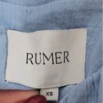 RUMER Camille Mini Dress Cutout Blue Size XS Revolve‎ Photo 8