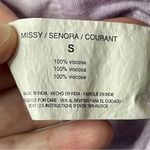 Bandolino Lavender Mixed Media Oversized Top Roll-Tab Sleeves, Small Photo 5