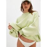 Free People New!  Easy Street Tunic sweater‎ Green, size S Photo 3