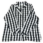 Kate Hill  Black and White Checkered Women's Top Photo 1