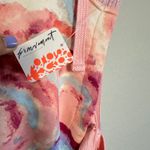 NWT Free People Movement All That Hoodie Coverup Sz Large Pink Swirl Sleeveless Photo 11