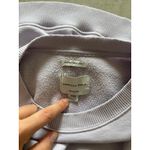 American Eagle Crewneck Womens Medium Purple Sweatshirt Oversized Fit Lounge Gym Photo 2