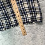 Madewell  Plaid Blue Tunic Dress Sz S Cottagecore Preppy Minimalist Academic Fall Photo 6