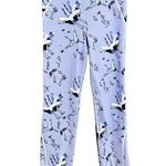 CARBON38 Leggings Light Purple Bird Print Athletic Gym High Waist 27" Inseam XS Photo 0