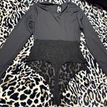 Long sleeve mesh bodysuit Black Size L Photo 2