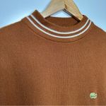 Lacoste  IZOD Vintage Brown Pullover Sweater Photo 7