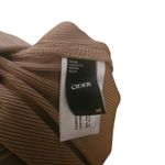 Cider  Womens Pants Wide Leg Trousers Ribbed‎ High Waist Beige Casual Medium Photo 2