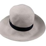 Karen Kane  Wool Hat Crushable Water Repellant Taupe Black M/L New Photo 8