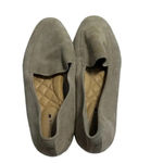 Birdies Vesper Suede Leather Slip On Loafers Flats Size 7.5 Gray Neutral Casual Photo 1