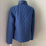 Jane Ashley  Quilted Reversible Blue Plaid Jacket Large Photo 7