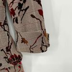 Newport News Blazer Skirt Suit Set Womens 4/6 Brown Floral Fall Photo 5