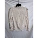 AQUA  Wrap Blouse Long Sleeve‎ Floral Print Elegant Top XS Photo 5