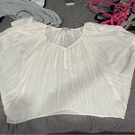 William Rast  White Button Blouse Size XS Photo 6