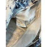 O.P.T Blue Floral Puff Sleeve Midi Dress Women’s Small Cottagecore Toile Photo 2