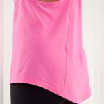 Lululemon  Run For Your Money Racerback Tank Top Pow Pink Light Size 4 Barbie Photo 9