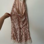 Free People  Rise & Shine Embellished Shimmer Lace Strappy Sequin Mini Dress Photo 6