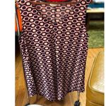 Late August Women's  Blouse, Size L, Navy and Red Photo 0