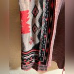 Cotton Emporium Multicolor Southwestern Open front Cardigan M Photo 2