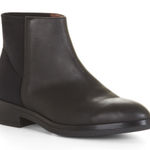 BCBGMAXAZRIA New  Black Cow Leather Ankle Boots 9 Collin Photo 0