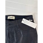 L'Agence NWT L’AGENCE Marguerite High Rise Skinny Jeans Black Silver Glitter Coated Sz 25 Photo 4