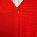 Betsey Johnson Orange Crepe Georgette Midi Dress Pinup Rockabilly Size 2 XS Photo 8